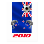 NZ 2010 tous les cadeaux du football de blancs Cartes Postales