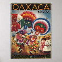 Oaxaca Mexique Poster