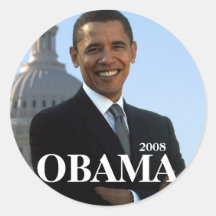 OBAMA, 2008 AUTOCOLLANTS