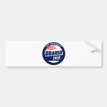 Obama 2012 autocollant pour voiture