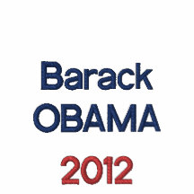 Obama 2012 (avec le drapeau brodé sur la douille g polo avec broderie