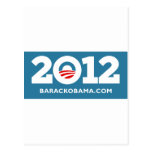 Obama 2012 carte postale