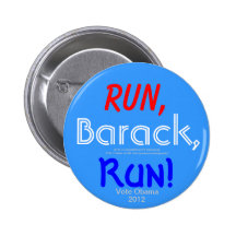 Obama 2012 couru, Barack, course ! Vote Badges