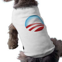 Obama 2012 t-shirt pour toutou