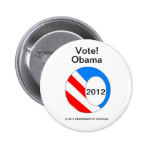 OBAMA 2012 votre bouton de prospection Badges Avec Agrafe