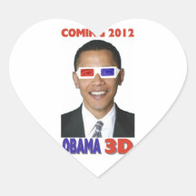 Obama 3D Autocollants