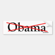 Obama a biffé adhésifs pour voiture