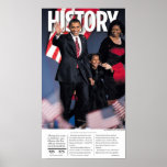 Obama : Affiche de journal d'histoire