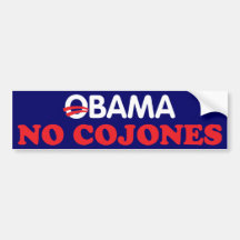 Obama aucun Cojones Adhésifs Pour Voiture