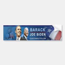 Obama Biden 08 Adhésifs Pour Voiture