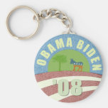 Obama Biden de 'logo Keychain 08 crus Porte-clés