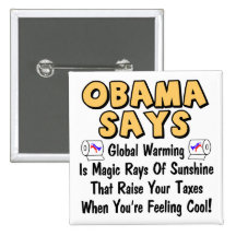 Obama dit badges avec agrafe