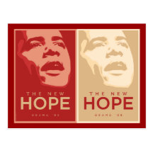 Obama "du nouvel carte postale rouge et bronzage e