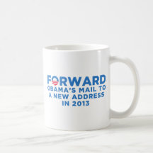 Obama en avant tasse