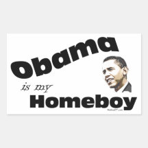 Obama est mes autocollants de Homeboy