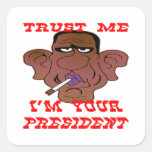 Obama font confiance que je je suis votre présiden adhésifs