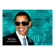 Obama frais cartes de vœux