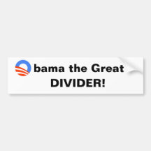 Obama le grand -- Diviseur ! Adhésifs Pour Voiture