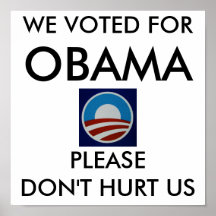 Obama-logo-712385, NOUS AVONS VOTÉ POUR, OBAMA, SV Affiche