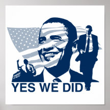 Obama oui nous avons fait l'affiche