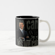 Obama oui que nous pouvons attaquer tasse