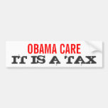 Obamacare c'est un IMPÔT - élisez Mitt Romney 2012 Autocollants Pour Voiture