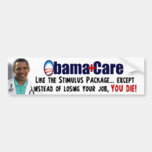 ObamaCare : Comme le stimulus Autocollants Pour Voiture