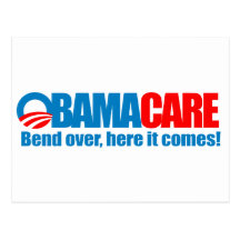 Obamacare - courbure ici elle vient cartes postales