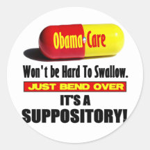ObamaCare - suppositoire Autocollant