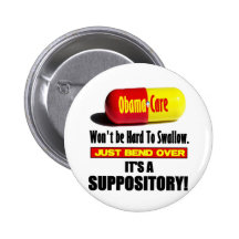 ObamaCare - suppositoire Badge