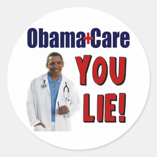 ObamaCare : "Vous mensonge ! " Adhésif