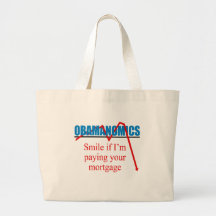 Obamanomics - sourire si je paye votre hypothèque sacs fourre-tout