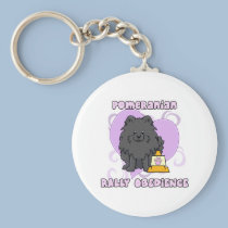 Obéissance noire de rassemblement de Kawaii Pomera porte-clés