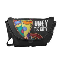Obéissez le sac messenger à Rickshaw de Kitty Sacoche