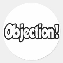 Objection ! autocollants