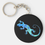 Obscurité Keychain de Gecko de malachite Porte-clefs