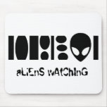 observation d'aliens ! tapis de souris