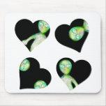 observation d'aliens ! tapis de souris