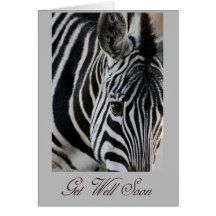 Obtenez l'animal de puits bientôt - zèbre - carte