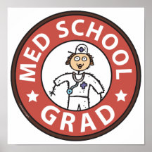 Obtention du diplôme de Faculté de Médecine (femel Posters
