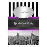 Obtention du diplôme pourpre blanche de noir Strp  invitations