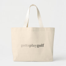 Obtenu - "a obtenu de jouer au golf " sacs de toile