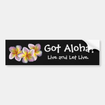 "Obtenu Aloha ? "- Adhésif pour pare-chocs Adhésif Pour Voiture