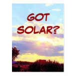 OBTENU SOLAIRE ? carte postale