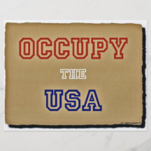 Occupez les Etats-Unis Tract Customisé