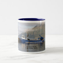 Océan atlantique royal, pêchant le chalutier dans  mug à café