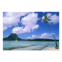 Océanie, Polynésie française, Tahiti. Vue de Impressions Photo