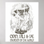 Odin, Vili et le VE Poster