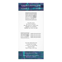 Odyssée bleue - modèle personnalisable double cartes customisées