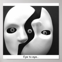 OEIL À OBSERVER POSTER